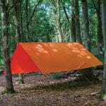 Prelată cu inele, albastra, 5 x 8 m, 80 g/mp - imagine 2