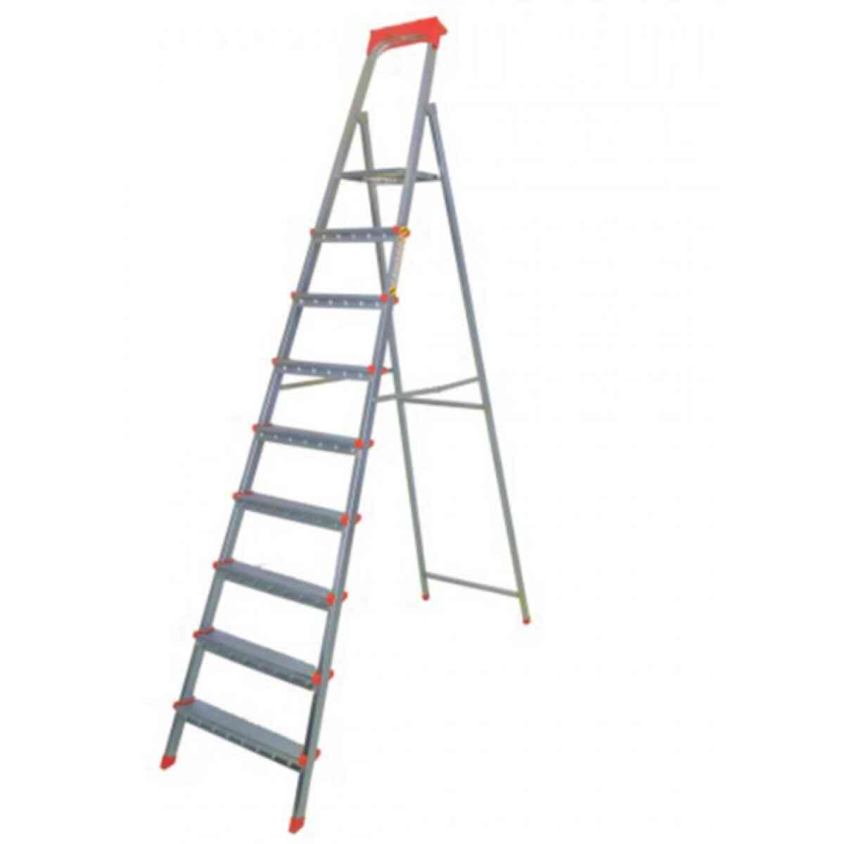Scara, metalica, 8+1 trepte, 262 cm,120 kg tuarek - imagine 1