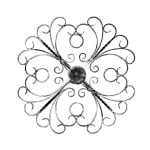 Panou fier forjat, sectiune 12 x 6 mm, amprentat, H 900 mm, L 900 mm