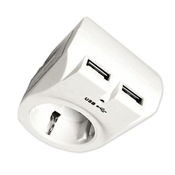 Priza cu 2 iesiri USB, maxim 2.1A, Arcas