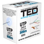Cablu UTP cat.5 CCA 0.50 mm TED Wire Expert TED002488 - imagine 2