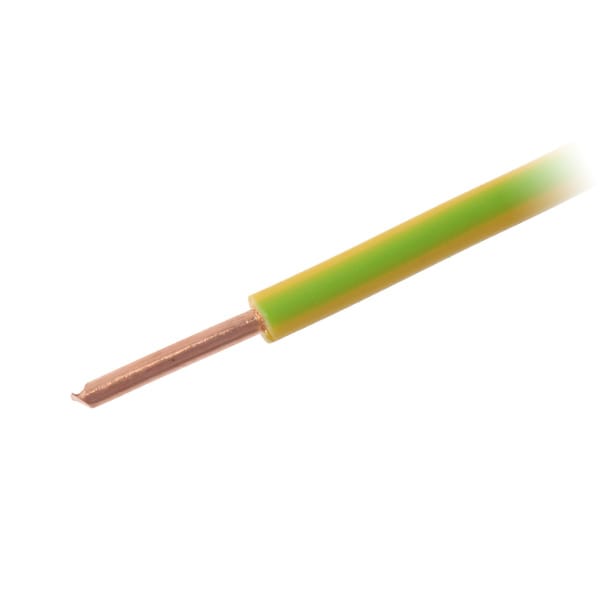 Conductor 2.5mm, monofilar galben-verde FY