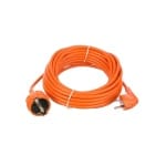 Prelungitor exterior 10 metri, 3 x 1.5mm portocaliu, TED - imagine 2