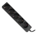 Prelungitor 5 prize, 3 x 1.5mm 3 metri NEGRU, TED