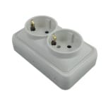 Priza dubla PT schuko Mini SPN1102A