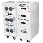 Stabilizator trifazat 242V-520V 142KW cu ServoMotor si sinusoidala pura + ecran LCD cu valorile tensiunii, TED Electric TED003607 - imagine 2