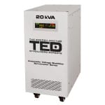 Stabilizator tensiune monofazat cu ServoMotor 16KW si sinusoidala pura + ecran LCD cu valorile tensiunii, TED Electric TED001955