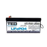 Acumulator LiFePo4 25.6V 150Ah Dimensiuni 522 x 238 x 220 mm BMS, Bluetooth M8 - TED008954 - imagine 2