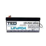 Acumulator LiFePo4 25.6V 200Ah Dimensiuni 520 x 269 x 220 mm BMS, Bluetooth M8 - TED008961 - imagine 2